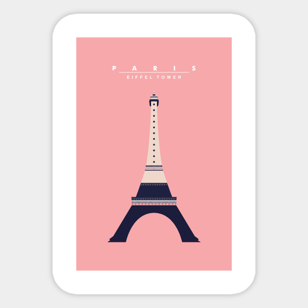 Eiffel Tower wall art Sticker by sitorus